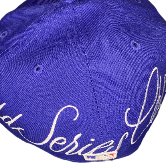 NWT LA Dodgers World Series Champions Fitted Hat - Picture 7 of 10